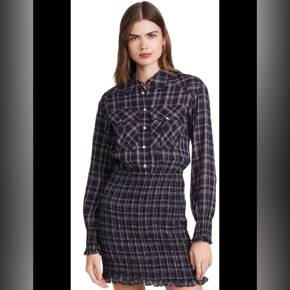 Veronica Beard Melnar Plaid Dress size 12